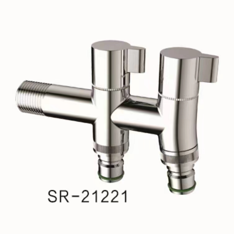 镀铬双用铜水嘴/镀铬合金把手SR-21221